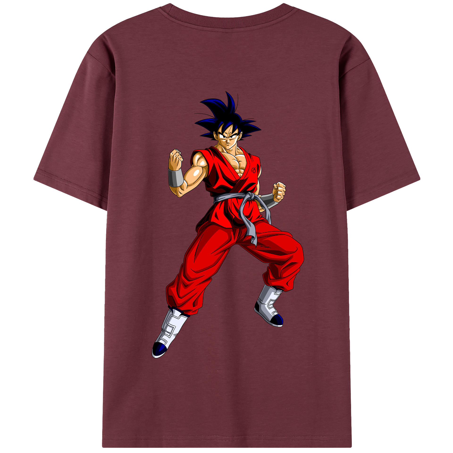 （画像用） ドラゴンボール 孫悟空（そん ごくう）Son Goku カカロット DRAGON BALL Kakarotto 綿100％半袖Tシャツ（背面プリント）